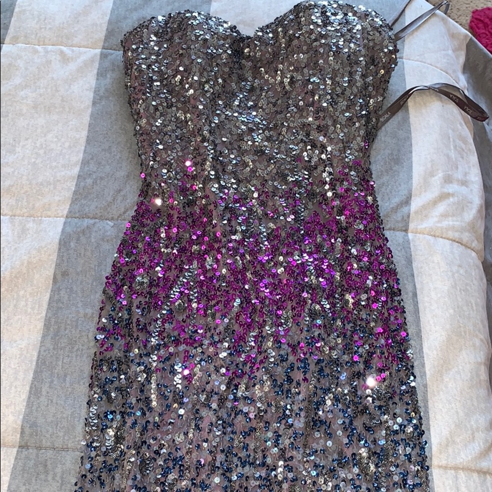Purple & Gray Dress 💜